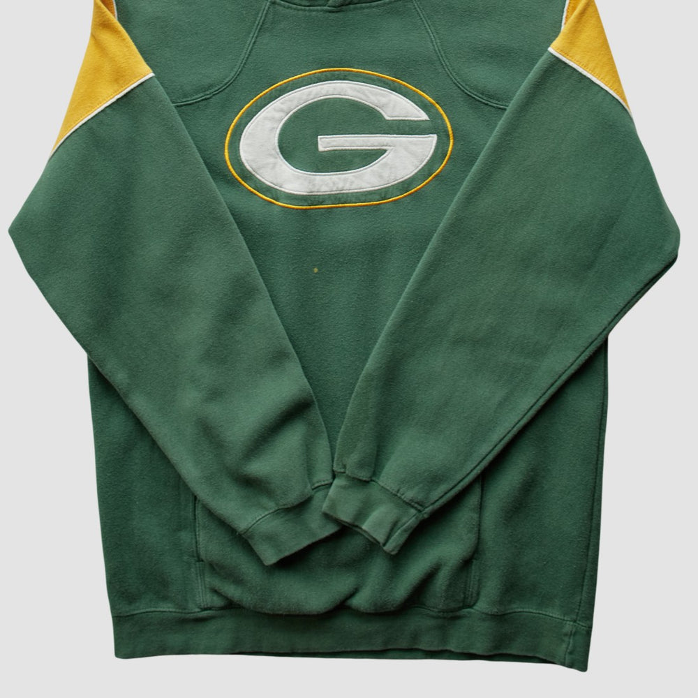 Green Bay Packers NFL 2000s Hooded Sweatshirt Green Vintage