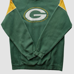 Green Bay Packers NFL 2000s Hooded Sweatshirt Green Vintage