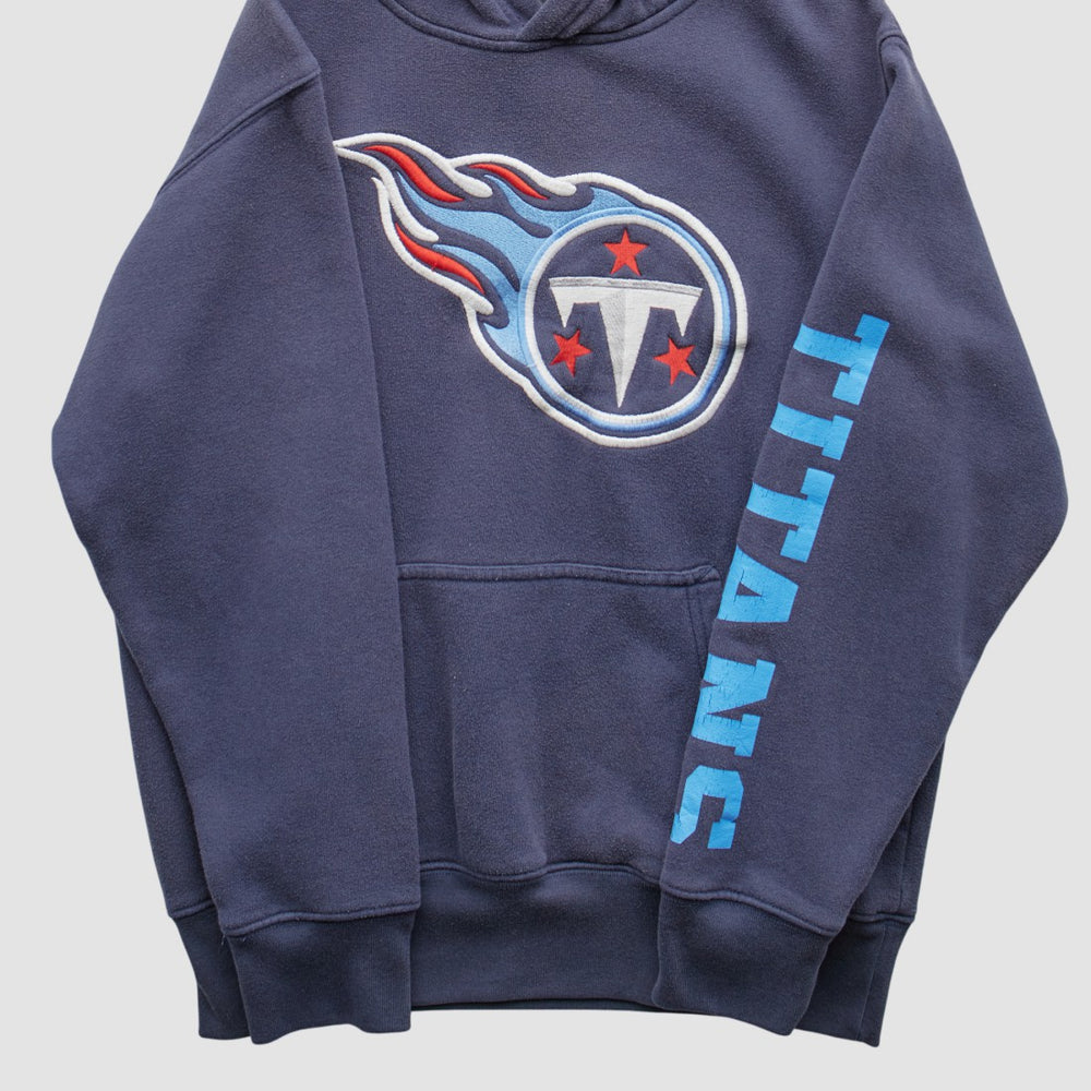 Tennessee Titans NFL 2000s Hooded Pullover Sweatshirt Navy Vintage