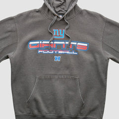 New York Giants NFL 2010s Hooded Pullover Sweatshirt Charcoal Vintage