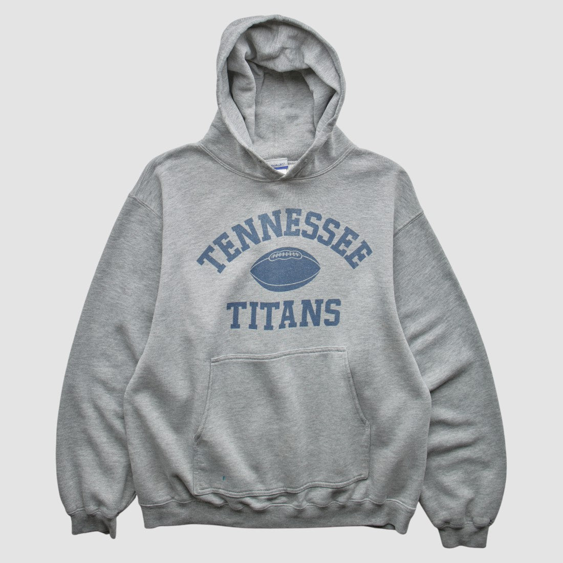 Tennessee Titans Reebok 2000s Hooded Pullover Sweatshirt Heather Gray Vintage