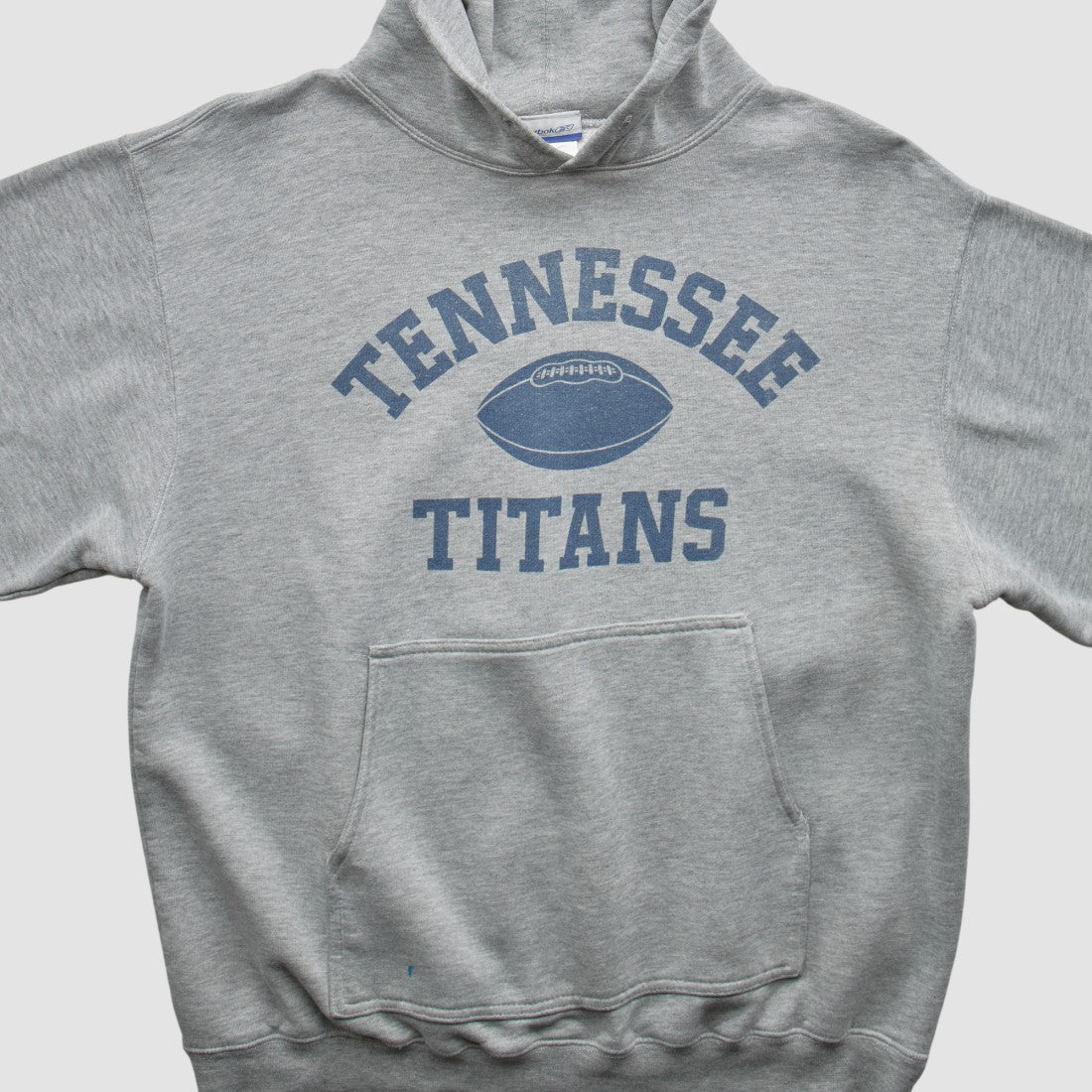 Tennessee Titans Reebok 2000s Hooded Pullover Sweatshirt Heather Gray Vintage