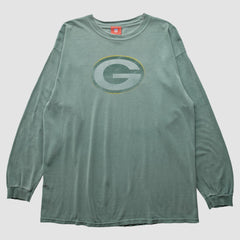 Green Bay Packers 2000s Long Sleeve T-shirt Green Vintage