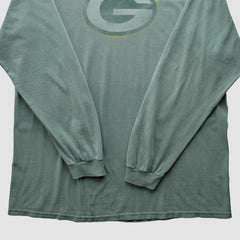 Green Bay Packers 2000s Long Sleeve T-shirt Green Vintage