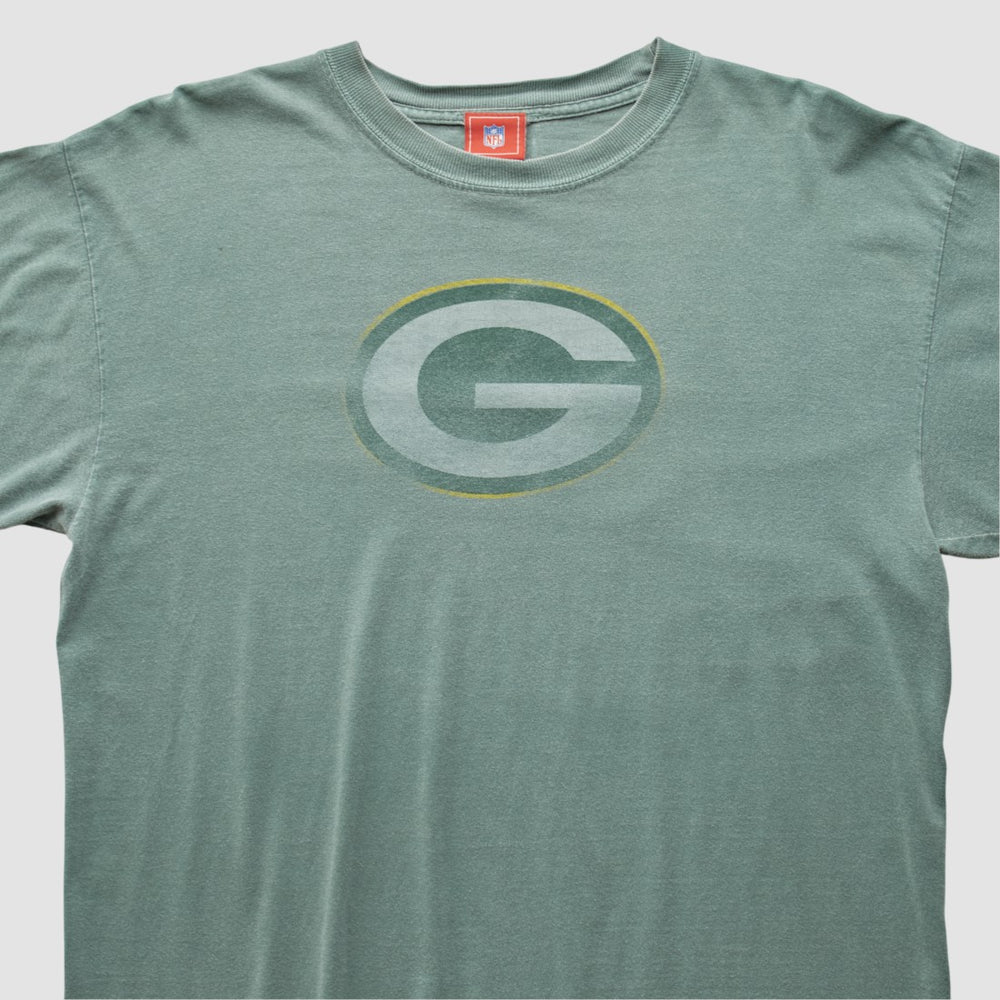 Green Bay Packers 2000s Long Sleeve T-shirt Green Vintage