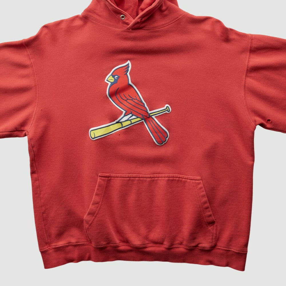 St. Louis Cardinals CSA 2000s Hooded Sweatshirt - Red - S by Fanatics Real Vintage Sweatshirts