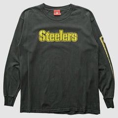 Pittsburgh Steelers NFL 2000s Long Sleeve T-shirt Black Vintage