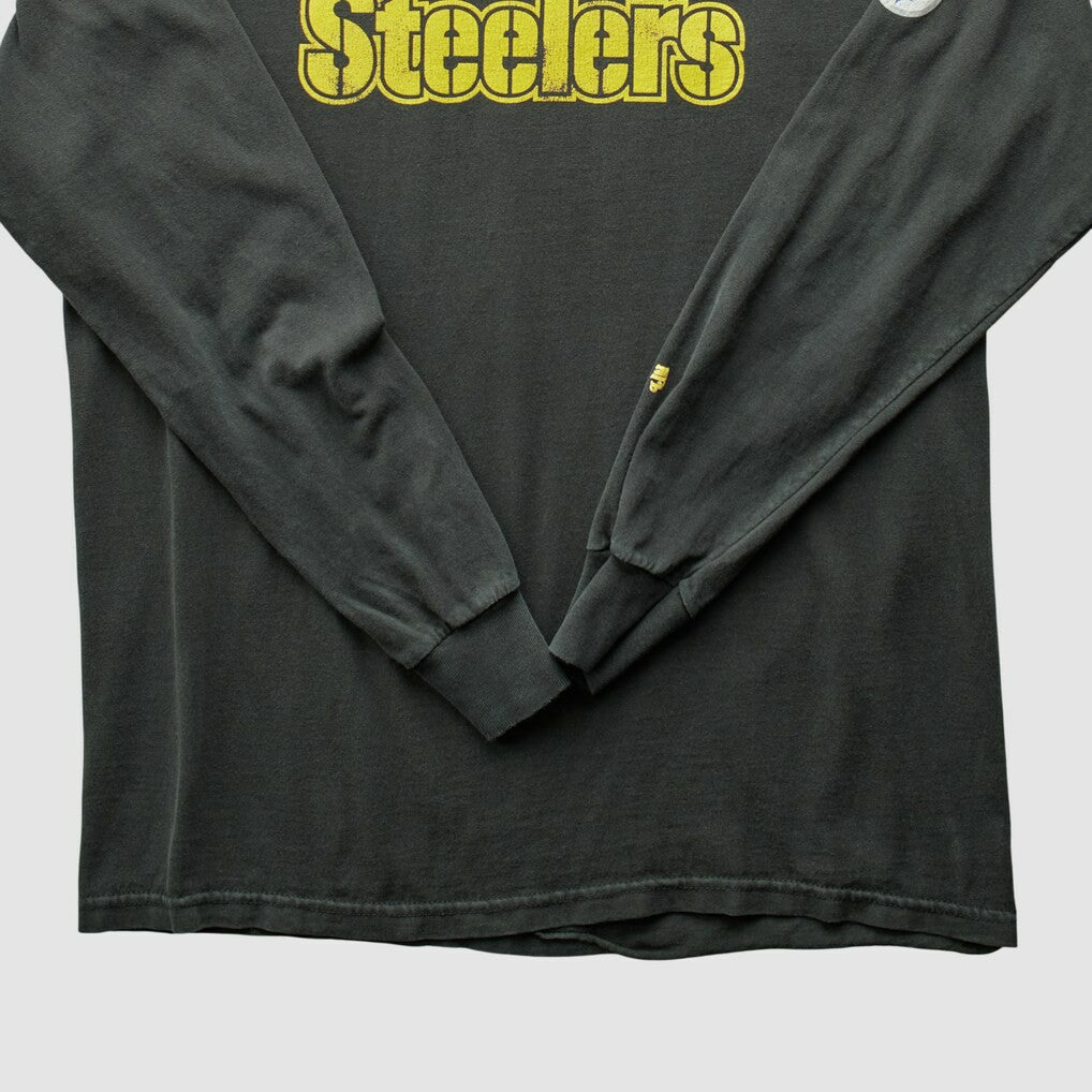Pittsburgh Steelers NFL 2000s Long Sleeve T-shirt Black Vintage