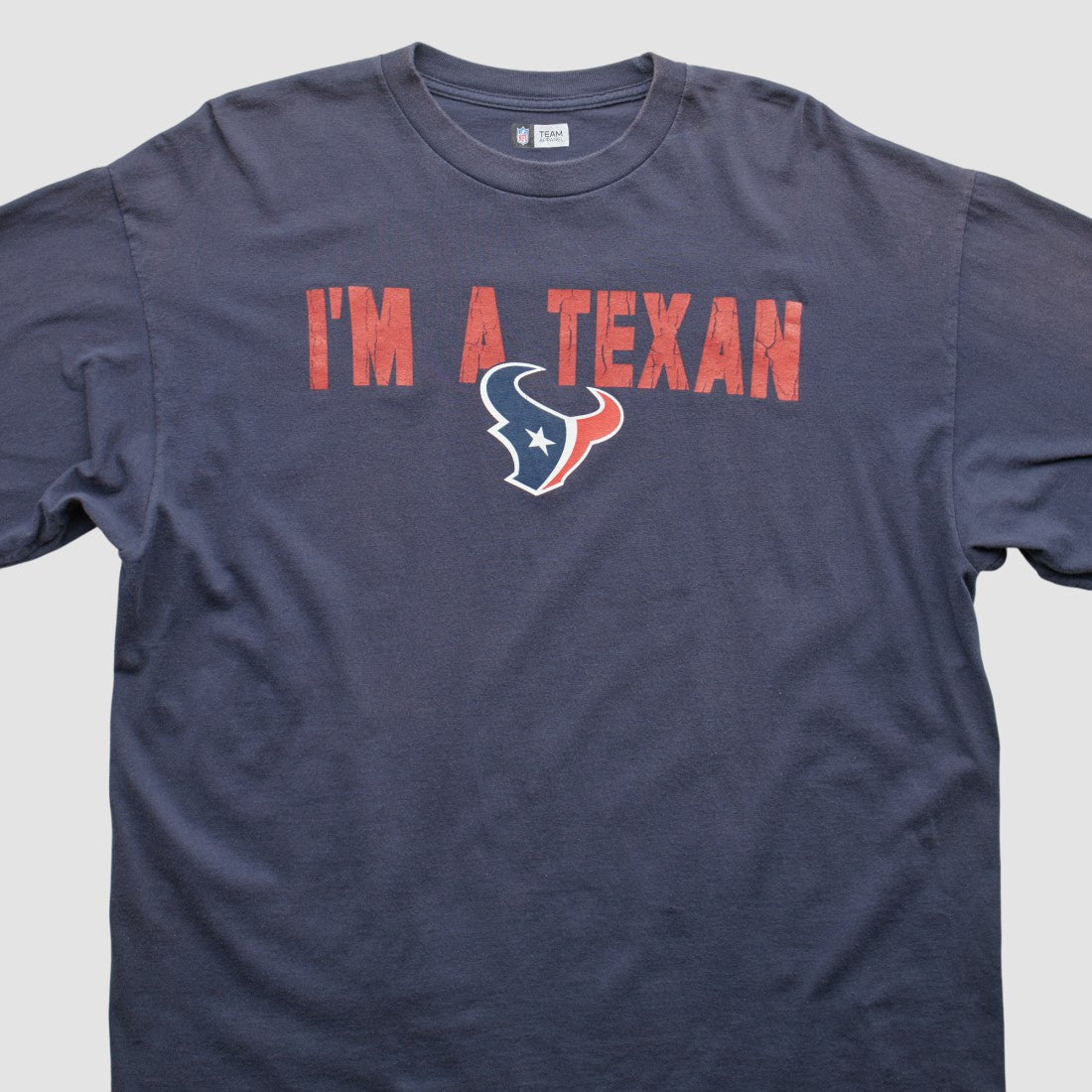 Houston Texans NFL 2010s Long Sleeve T-shirt Navy Vintage