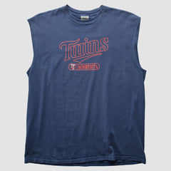 Minnesota Twins MLB 2000s Tank - Navy - L by Fanatics Real Vintage Tanks