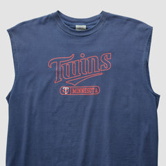 Minnesota Twins MLB 2000s Tank - Navy - L by Fanatics Real Vintage Tanks
