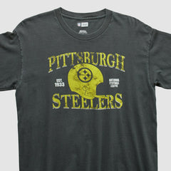 Pittsburgh Steelers NFL 2010s Long Sleeve T-shirt Charcoal Vintage