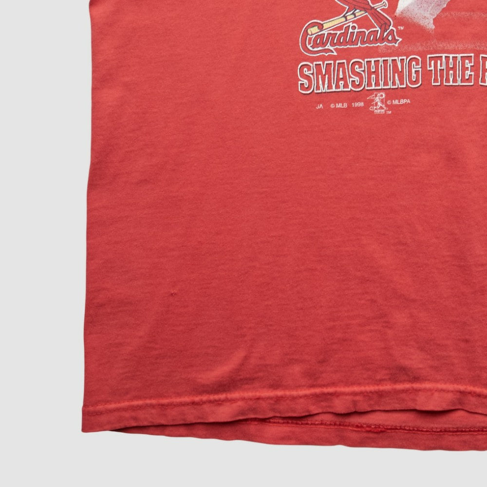 St. Louis Cardinals Hanes 1998 T-shirt - Red - M by Fanatics Real Vintage T-shirts