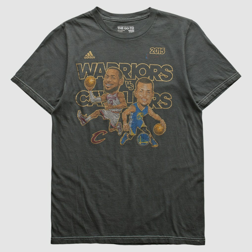 Golden State Warriors 2015 T-shirt Charcoal Vintage