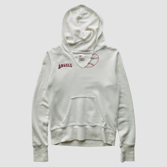 Los Angeles Angels 2000s Hooded Sweatshirt - White - XXS by Fanatics Real Vintage Sweatshirts