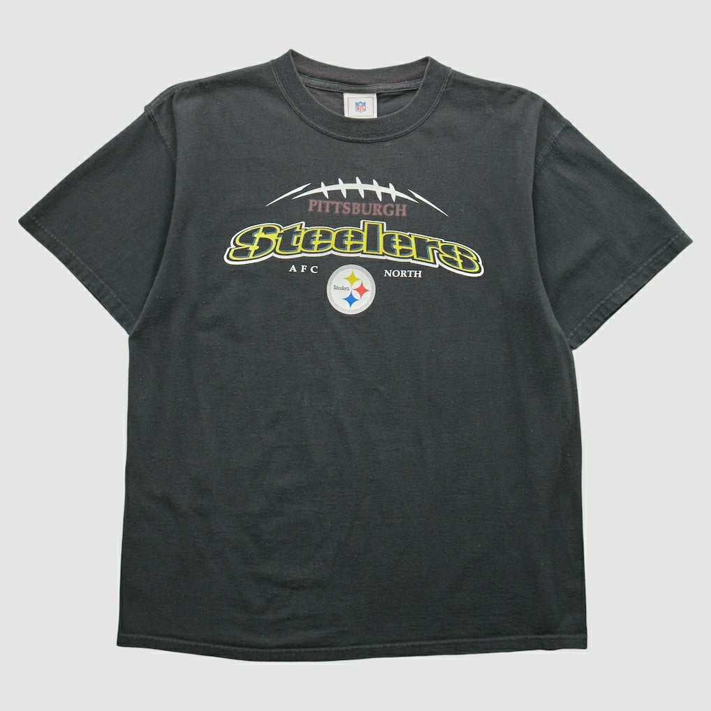 Pittsburgh Steelers 2000s T-shirt Black Vintage