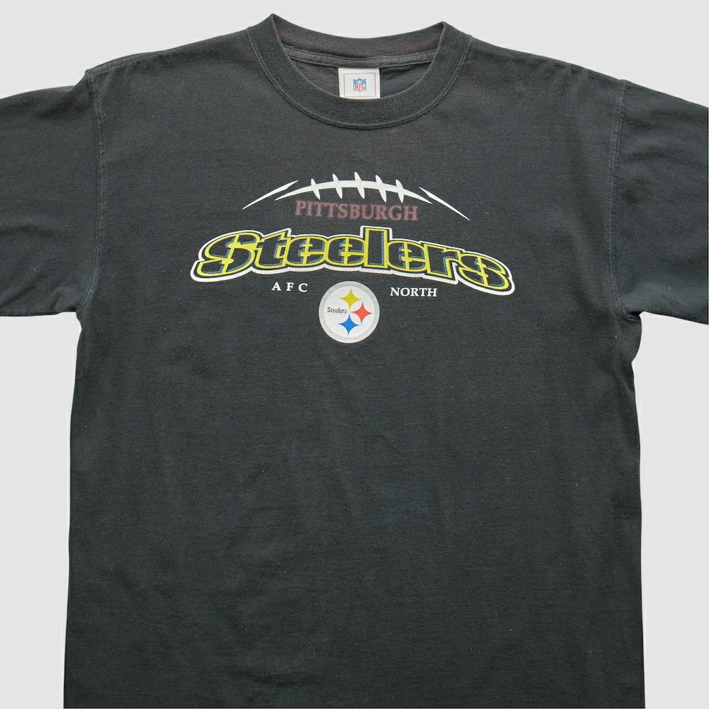Pittsburgh Steelers 2000s T-shirt Black Vintage