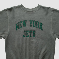 New York Jets Champion 2000s Pullover Sweatshirt Charcoal Vintage