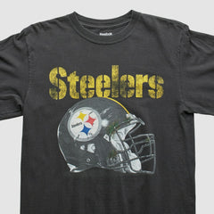 Pittsburgh Steelers Reebok 2010s Long Sleeve T-shirt Black Vintage