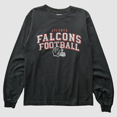 Atlanta Falcons Reebok 2000s Long Sleeve T-shirt Black Vintage