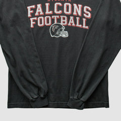 Atlanta Falcons Reebok 2000s Long Sleeve T-shirt Black Vintage