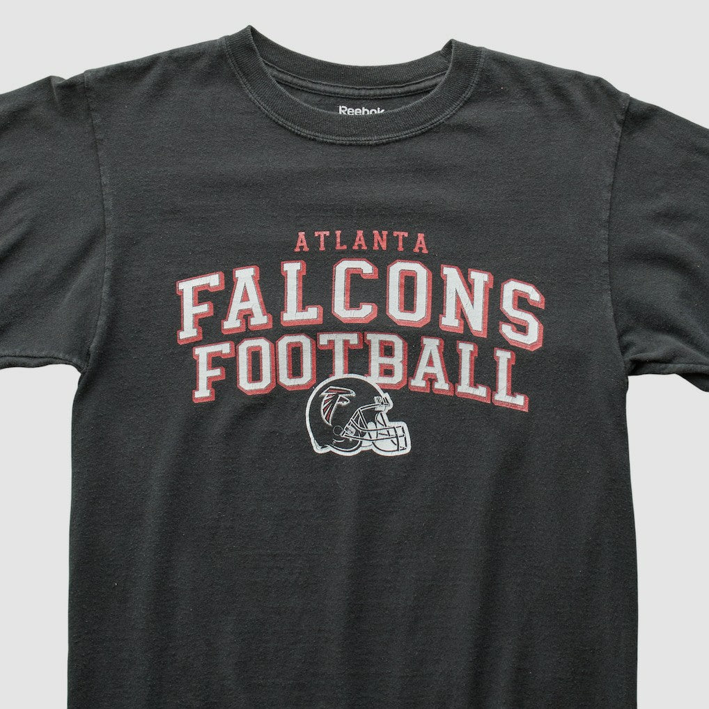 Atlanta Falcons Reebok 2000s Long Sleeve T-shirt Black Vintage