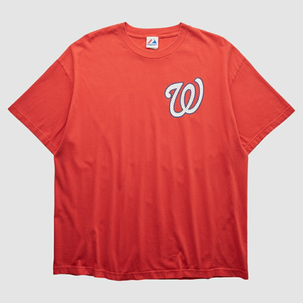 Washington Nationals 2000s T-shirt - Red - XL by Fanatics Real Vintage T-shirts