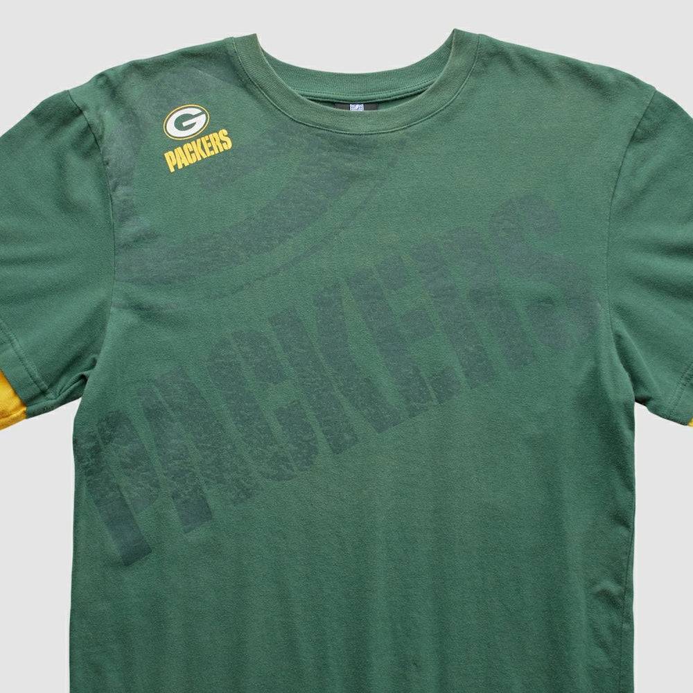 Green Bay Packers NFL 2010s Long Sleeve T-shirt Green Vintage