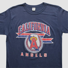 Los Angeles Angels Champion 90s T-shirt - Navy - S by Fanatics Real Vintage T-shirts