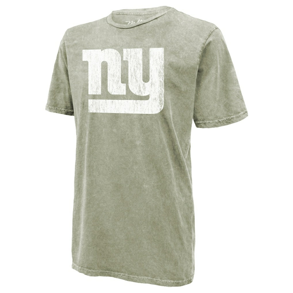 Jaxson Dart New York Giants Majestic Threads Mineral Wash Name & Number T-Shirt Moss Green