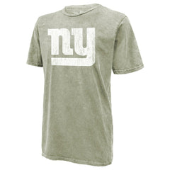 Jaxson Dart New York Giants Majestic Threads Mineral Wash Name & Number T-Shirt Moss Green