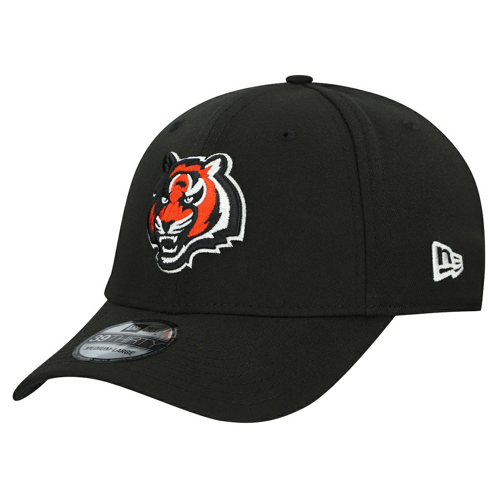 Cincinnati Bengals New Era Main 39THIRTY Flex Hat Black