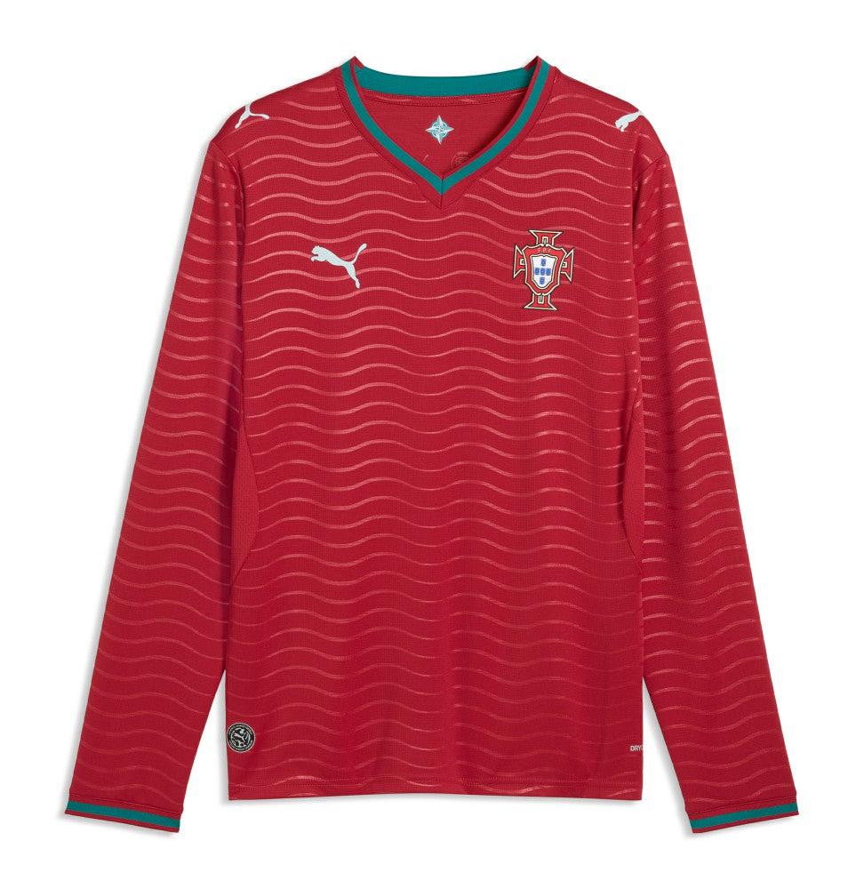 Portugal National Team 2026 Home Replica Long Sleeve Jersey Red sale