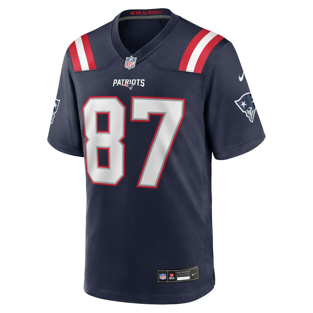 NFL Rob Gronkowski New England Patriots Team Retired Player Game Jersey - Navy