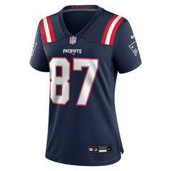 NFL Rob Gronkowski New England Patriots Women's Team Retired Player Game Jersey - Navy