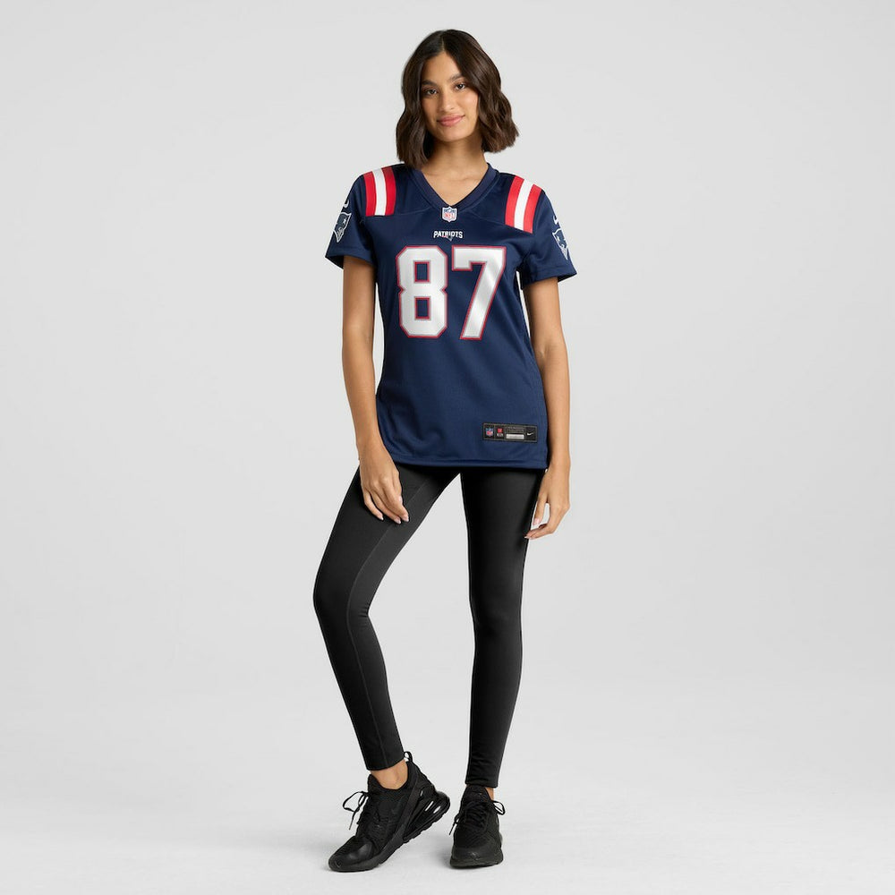 NFL Rob Gronkowski New England Patriots Women's Team Retired Player Game Jersey - Navy