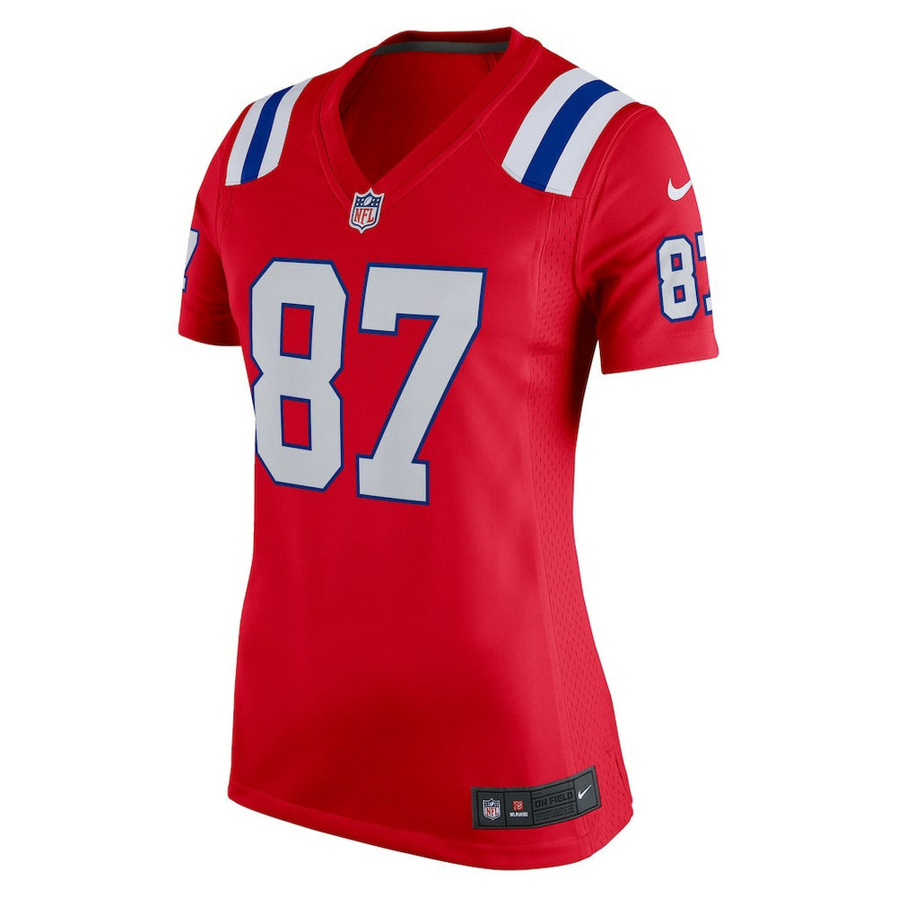 NFL Rob Gronkowski New England Patriots Women's Alternate Retired Player Game Jersey - Red