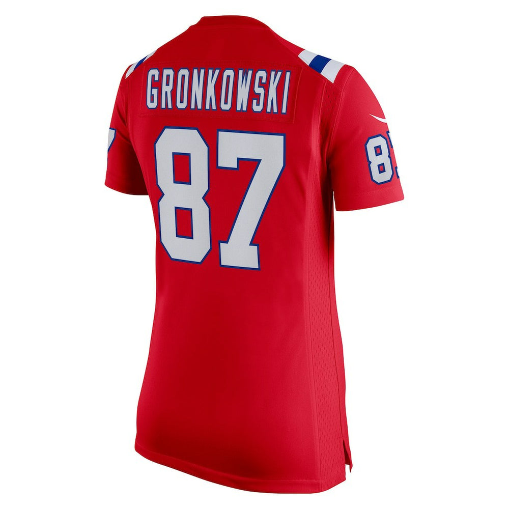 NFL Rob Gronkowski New England Patriots Women's Alternate Retired Player Game Jersey - Red
