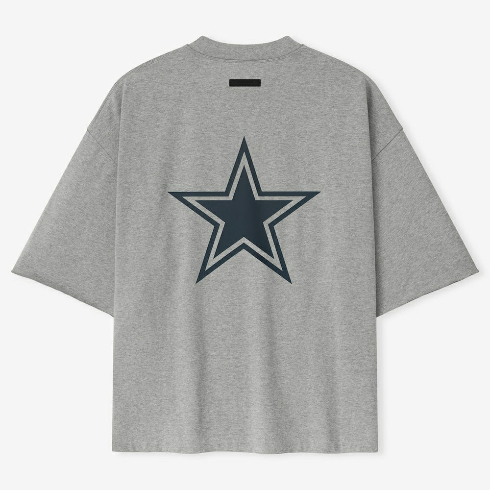 Dallas Cowboys Fear of God x NFL Unisex 3/4-Sleeve T-Shirt Heather Gray