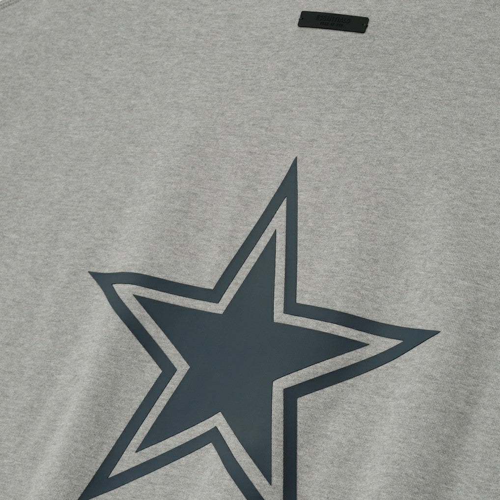 Dallas Cowboys Fear of God x NFL Unisex 3/4-Sleeve T-Shirt Heather Gray