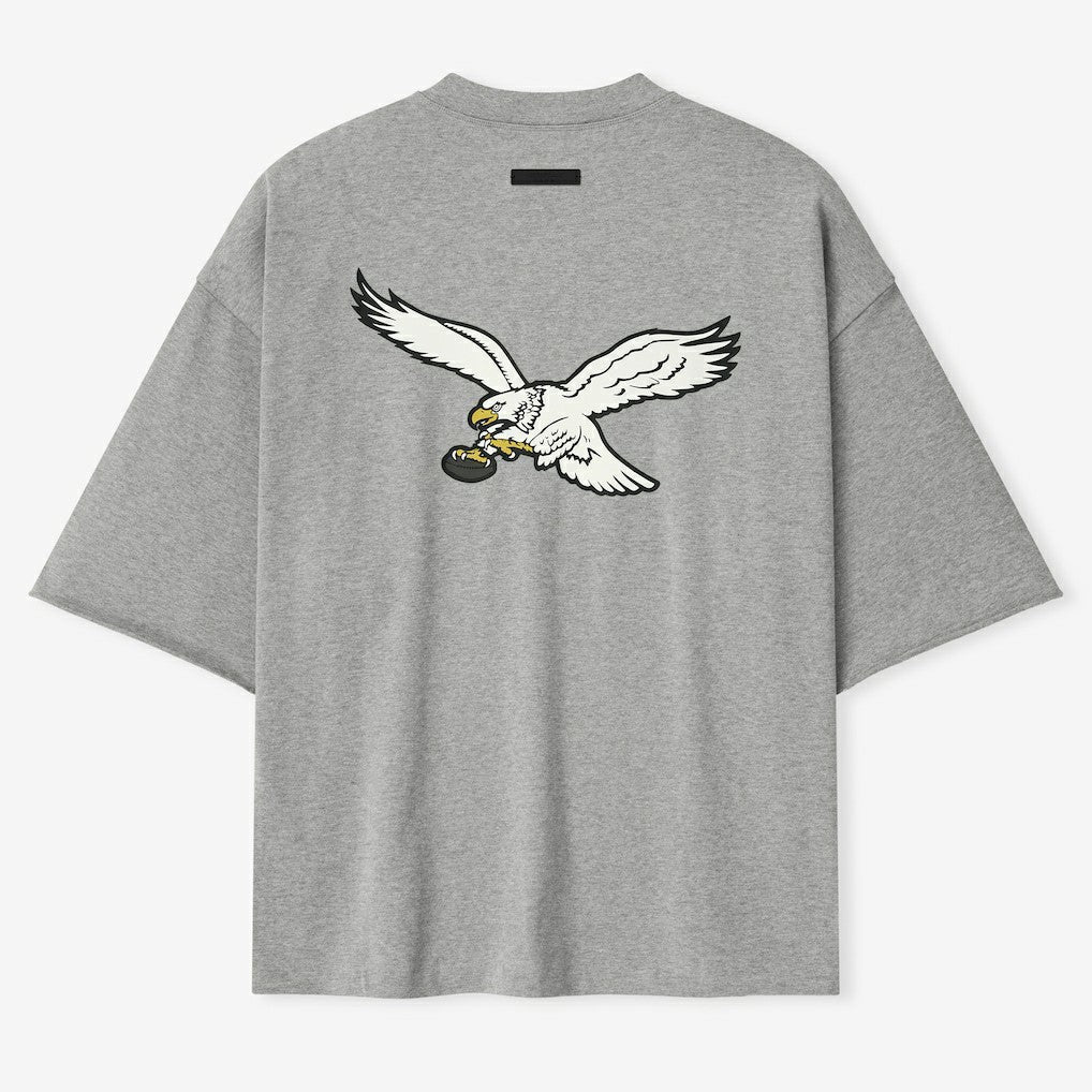 Philadelphia Eagles Fear of God x NFL Unisex 3/4-Sleeve T-Shirt Heather Gray