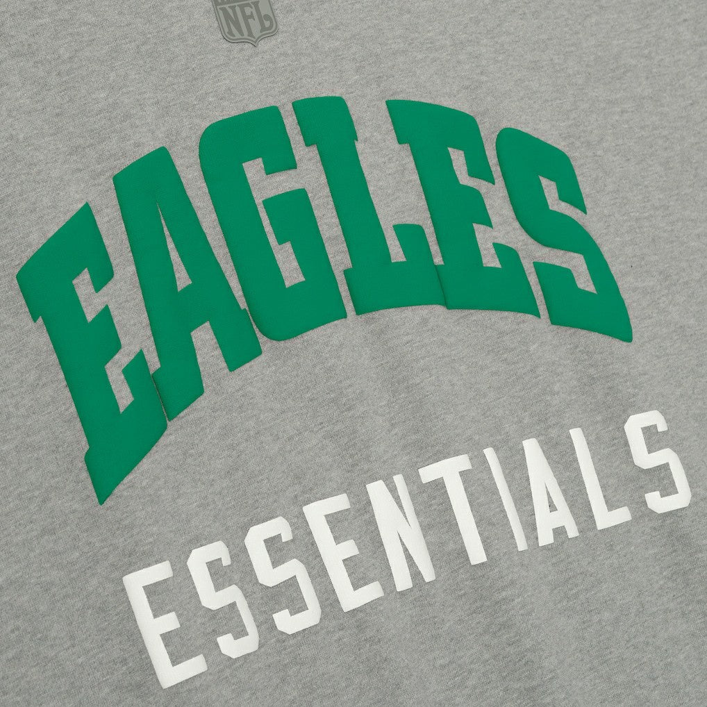 Philadelphia Eagles Fear of God x NFL Unisex 3/4-Sleeve T-Shirt Heather Gray