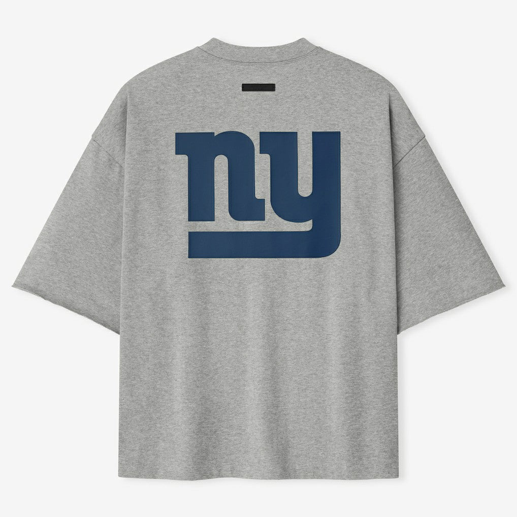 New York Giants Fear of God x NFL Unisex 3/4-Sleeve T-Shirt Heather Gray