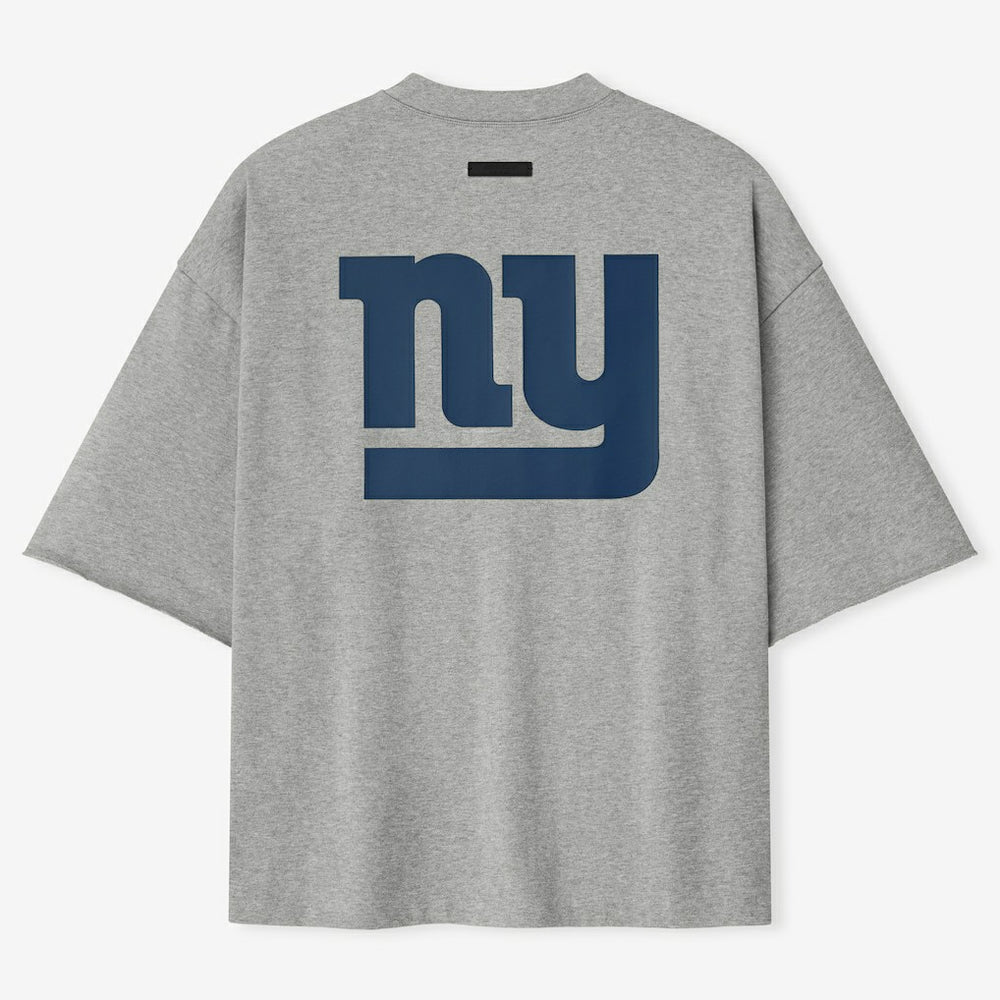 New York Giants Fear of God x NFL Unisex 3/4-Sleeve T-Shirt Heather Gray