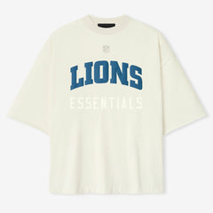 Detroit Lions Fear of God x NFL Unisex 3/4-Sleeve T-Shirt Cream
