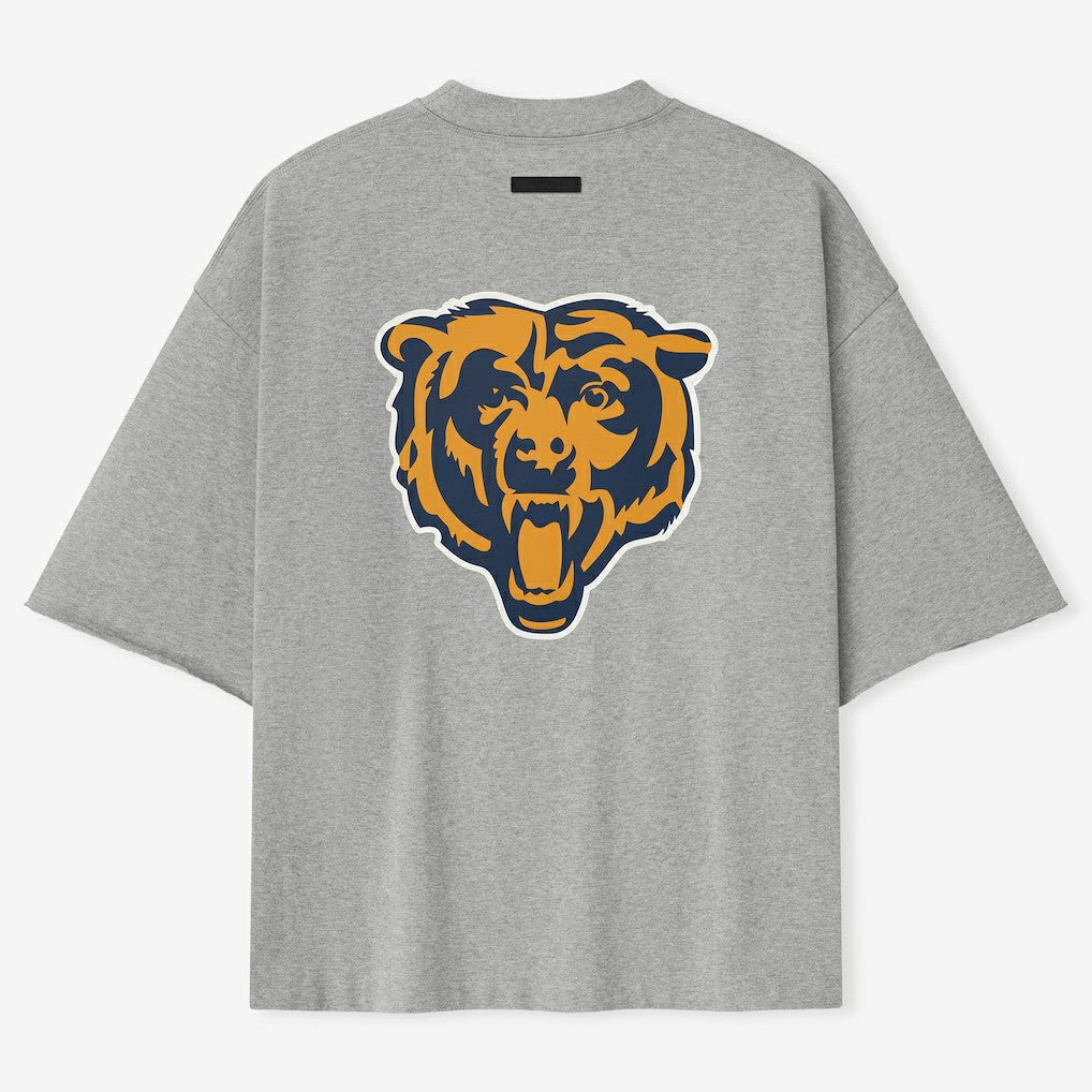 Chicago Bears Fear of God x NFL Unisex 3/4-Sleeve T-Shirt Heather Gray