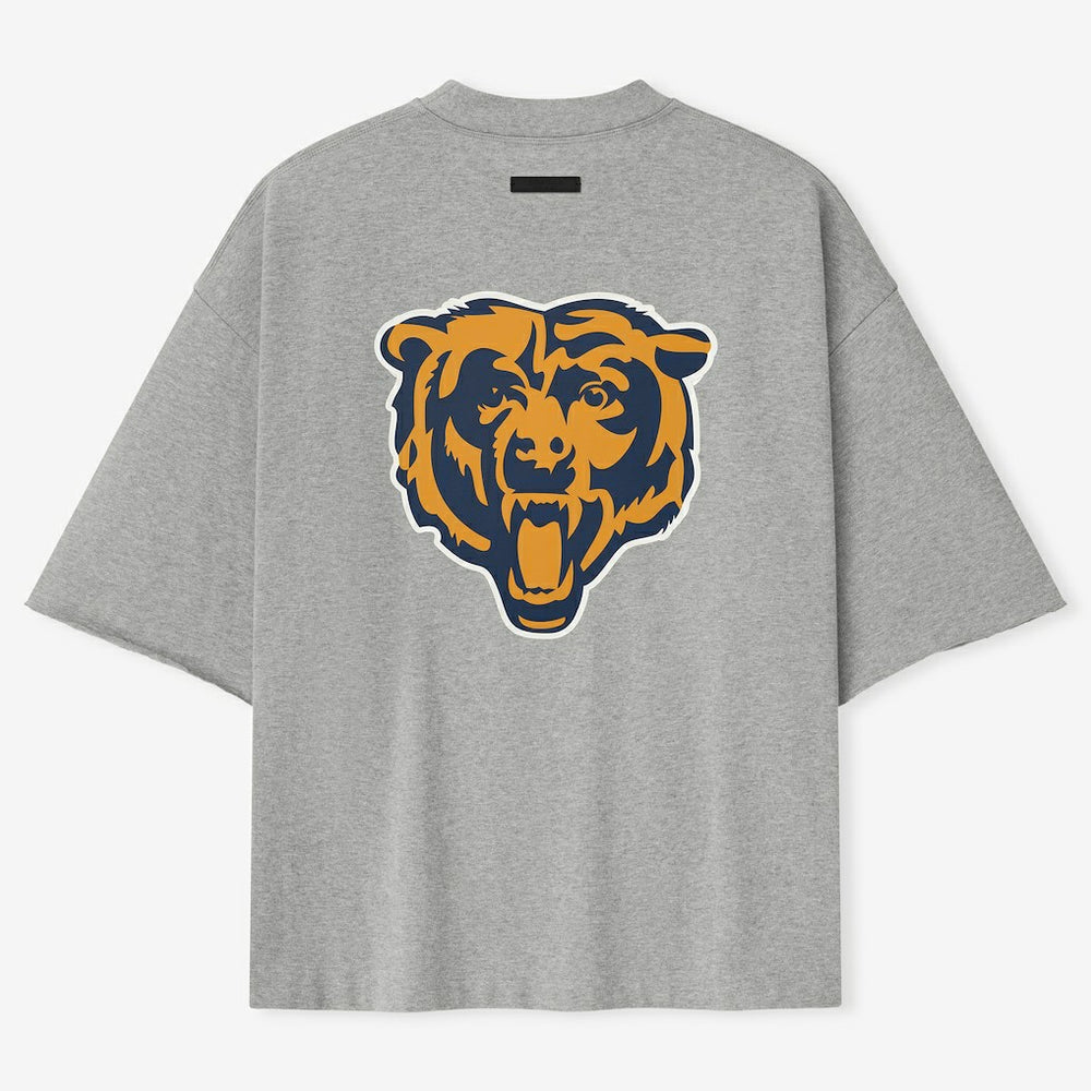 Chicago Bears Fear of God x NFL Unisex 3/4-Sleeve T-Shirt Heather Gray