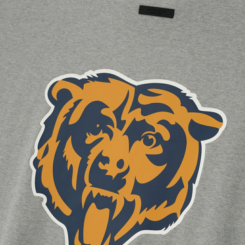 Chicago Bears Fear of God x NFL Unisex 3/4-Sleeve T-Shirt Heather Gray