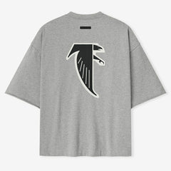 Atlanta Falcons Fear of God x NFL Unisex 3/4-Sleeve T-Shirt Heather Gray