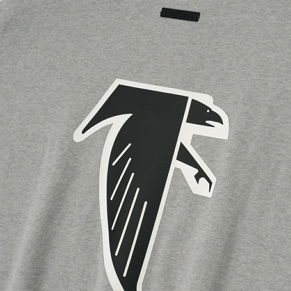 Atlanta Falcons Fear of God x NFL Unisex 3/4-Sleeve T-Shirt Heather Gray